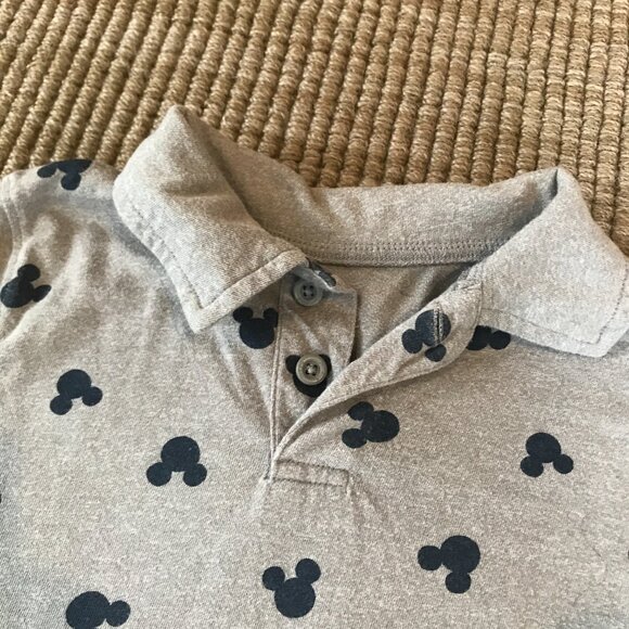 Jumping Beans Disney Mickey Polo Short Sleeved Shirt 4T - Picture 3 of 3